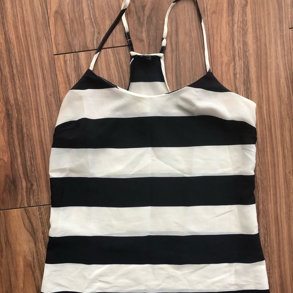 J. Crew striped tank top size 0